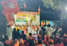 ना. डॉ. प्रा.अशोक उईक, हंसराज अहिर आणि आ. किशोर जोरगेवार यांच्या एकत्रित सभांना नागरिकांची गर्दी..