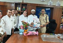 पुलिस अधीक्षक आयुष नोपानी का शांति समिति ने किया स्वागत – सत्कार!